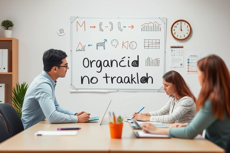 Conceitos visuais relacionados a organização no trabalho
