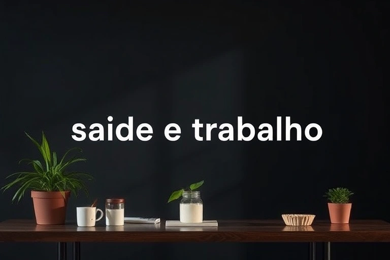 Conceitos visuais relacionados a saúde e trabalho