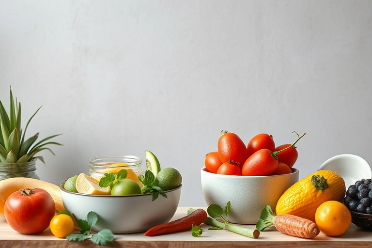 Conceitos visuais relacionados a alimentação saudável