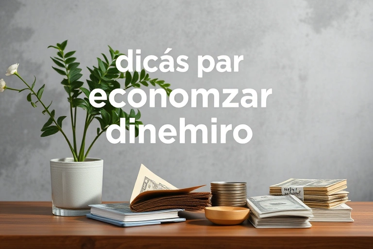Conceitos visuais relacionados a dicas para economizar dinheiro