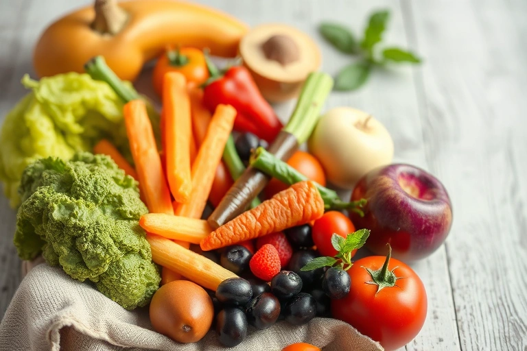 Conceitos visuais relacionados a alimentação saudável