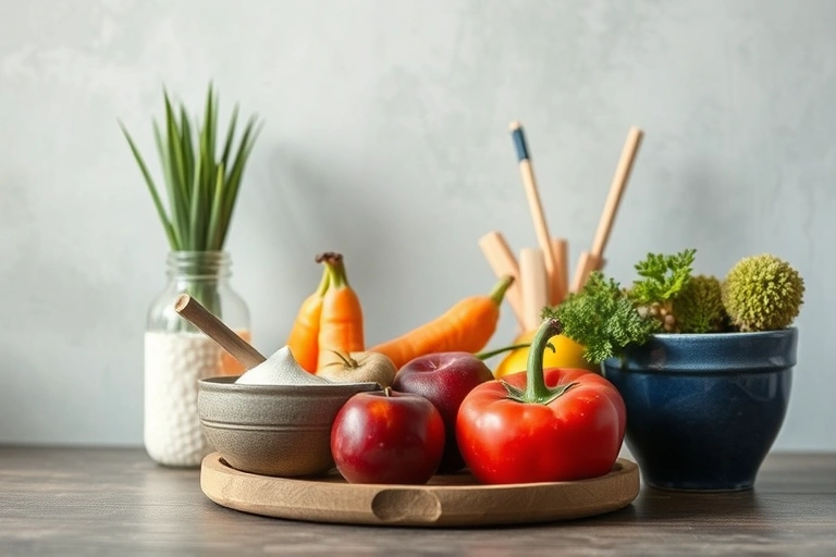Conceitos visuais relacionados a alimentação saudável