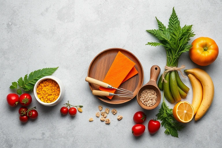Conceitos visuais relacionados a alimentação e execícios físicos