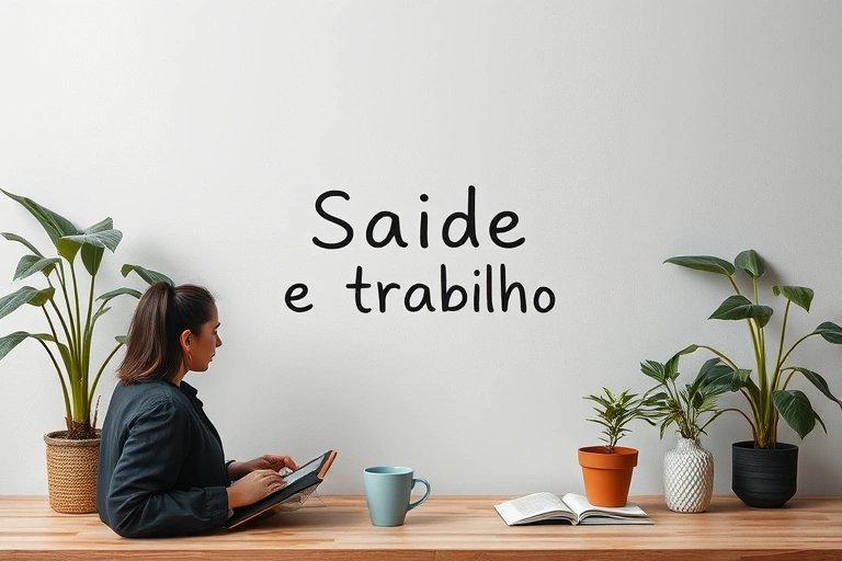 Conceitos visuais relacionados a saúde e trabalho